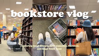 *cozy* bookstore vlog  ✨spend the day book shopping at barnes & noble with me + a big book haul!