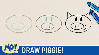 Draw Piggie with Mo Willems! 🖍️