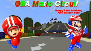 Mario Kart Minecraft - GBA Mario Circuit (@MKTBuilderYT’s Birthday Special)