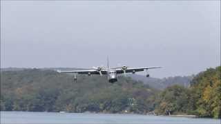 Albatross Landing and Taking Off on Candlewood Lake, CT