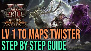 Step by step leveling guide for huntress twister from Lv1 to Maps - Path of exile 2