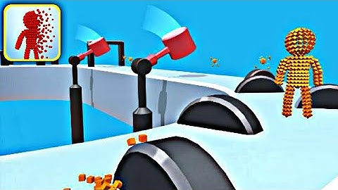 Pixel Rush Obstacle Course - All level Gameplay Android ios (level 6-11)