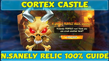 Crash Bandicoot 4: Cortex Castle 100% Walktrough - N.Sanely Perfect Relic (All Gems & Crates)