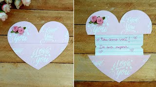 QUICK & EASY SURPRISE CARD to GIFT the one you LOVE/DIY
