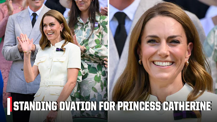 Kate Middleton receives emotional standing ovation in return to Wimbledon 🫶 | 2025 Wimbledon
