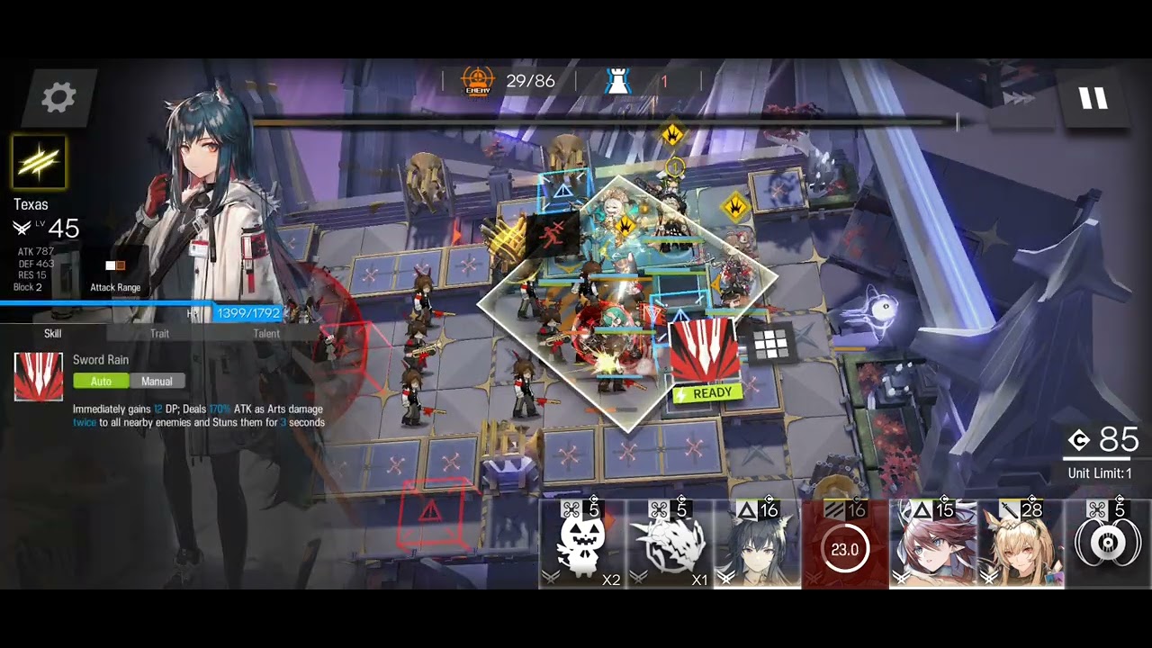 Arknights | ZT-S-5 Challenge mode Brain Dead Clear