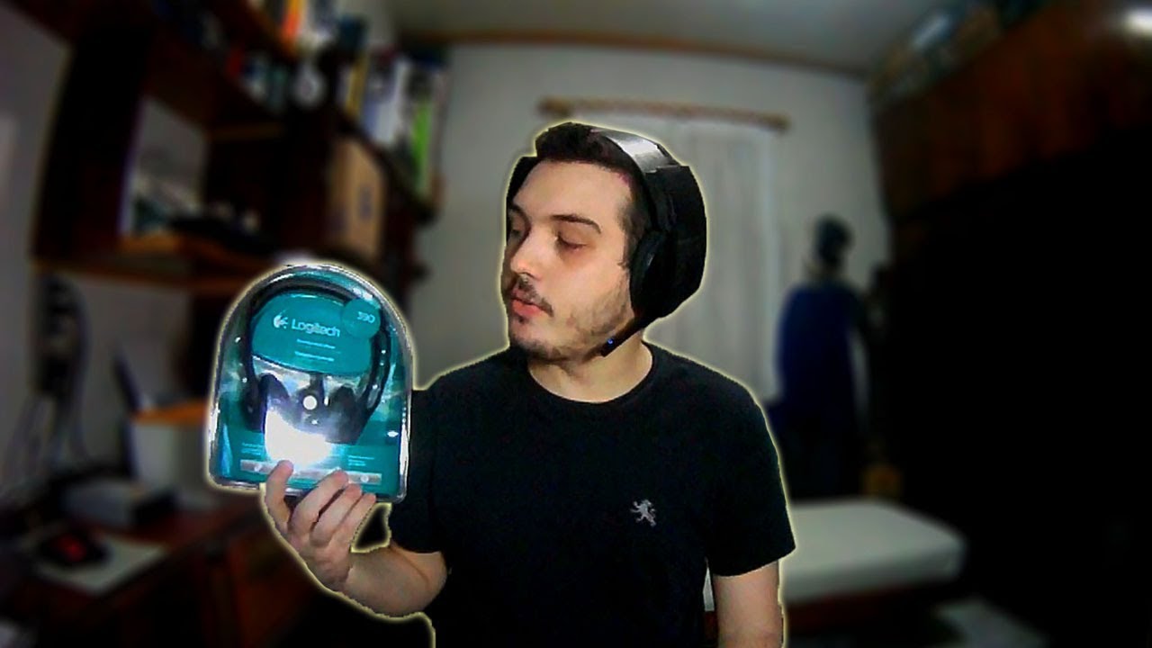 Meu Novo Headset! Unboxing Headset USB Logitech H390 - YouTube