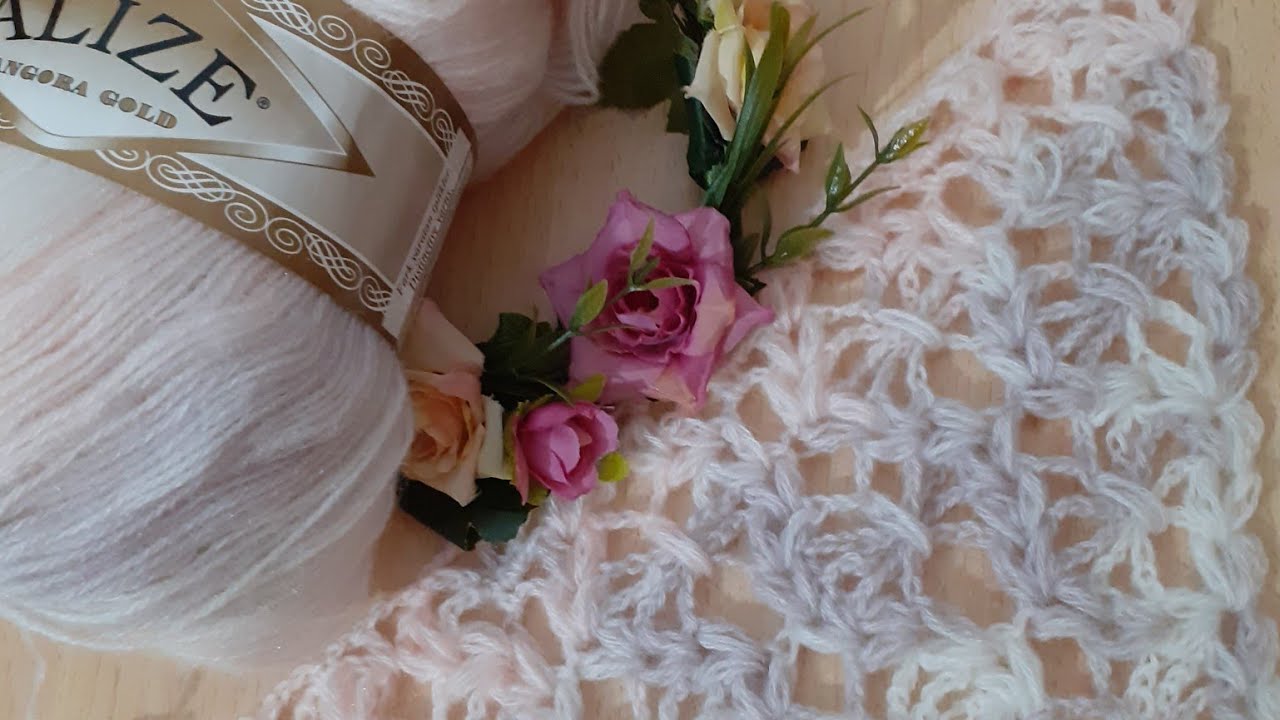 •☆ Șal croșetat - tutorial ☆•