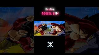 vegeta y goku💥 fusión gogeta ssj4🔥Gogeta SSJ4 Fusion🔥 #infiniteworld #dragonball #ps2 #budokai3