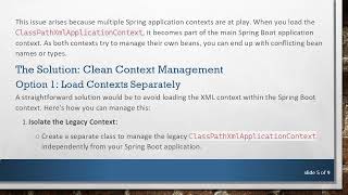 Resolving Spring Boot Application Context Interference with ClassPathXmlApplicationContext