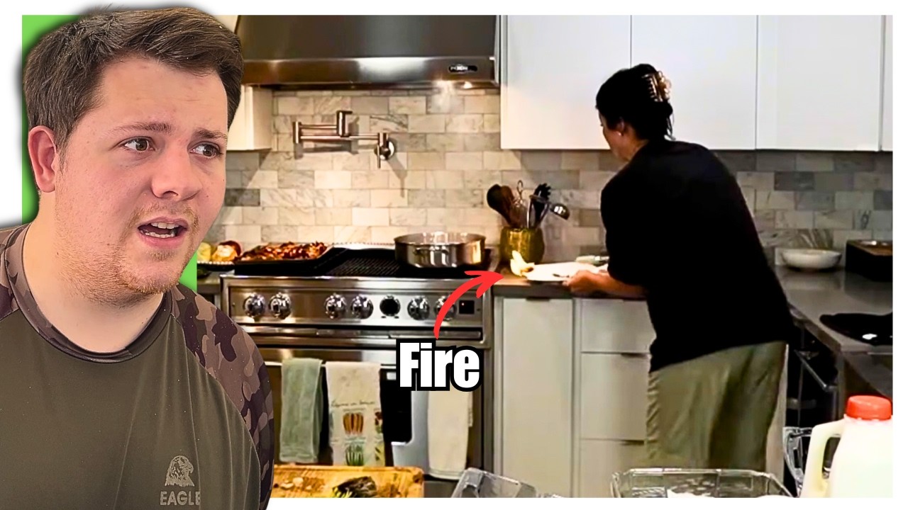 Cooking Stream Got a Bit Lit (Streamer Fails React)