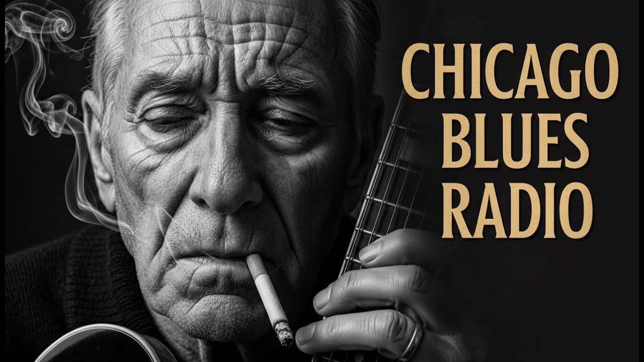 Chicago Blues Guitar Radio | Raw Soul, Vintage Blues Grooves & Relaxing Late-Night Vibes