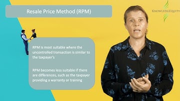 CPA Traditional Transaction Transfer Pricing Methods