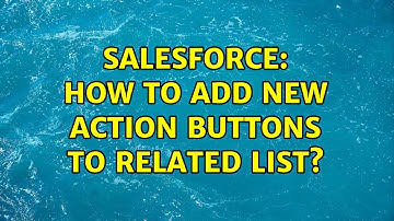 Salesforce: How to add new Action buttons to related list?