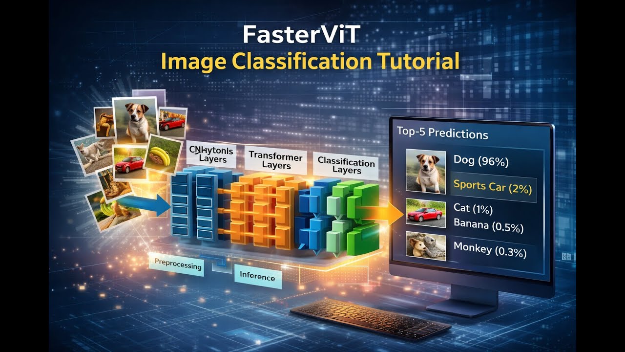 Pytorch Video Classification Real-Time Image & Video Classification with FasterViT + PyTorch ...