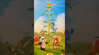 Panda 🐼 with friends 3D Cartoon #cartoon #3DAnimation #preschoolfun #ytshorts