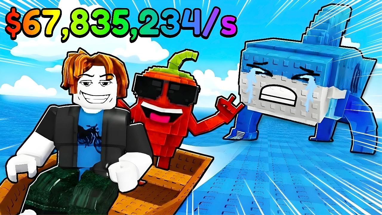 $0 Noob To $1,000,000,000 Pro in Sail For Brainrots! (Roblox)