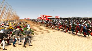 2,800 Swiss Pikemen Vs 3,200 Hungarian Swordsman Attila Medieval Kingdom 1212Ad,