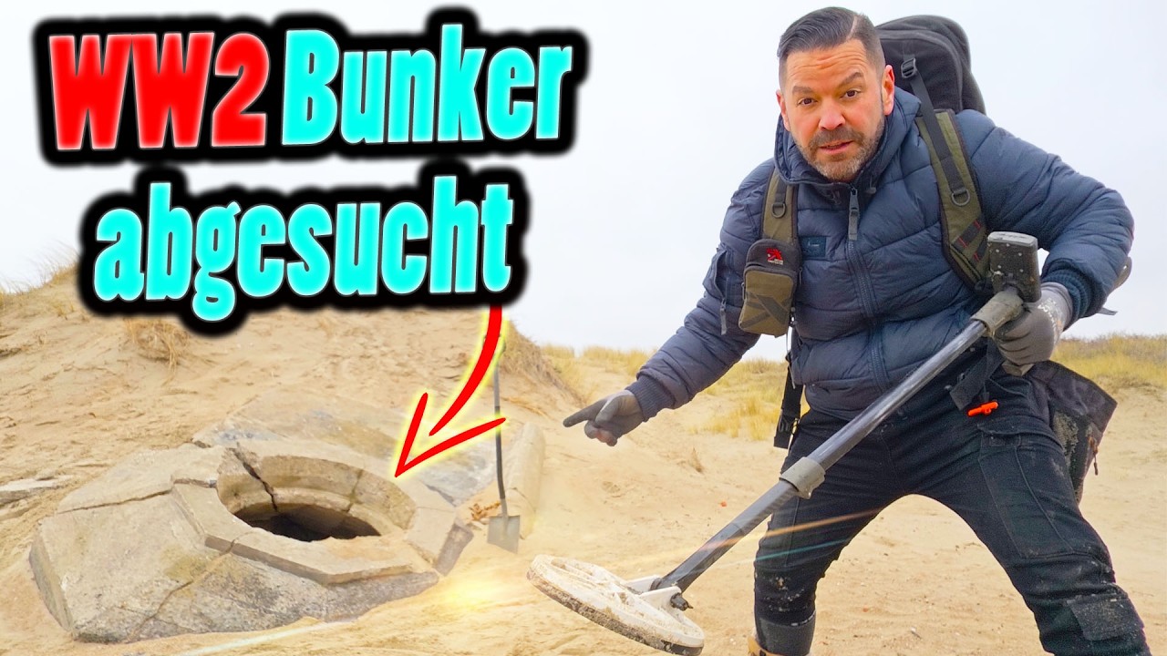 ATLANTIKWALL ausgraben - was finde ich mit dem Metalldetektor vor den deutschen Bunkern?