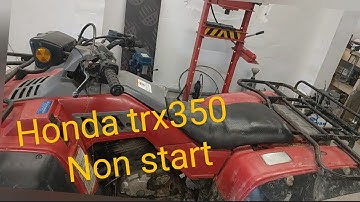 1992 Honda TRX350 Non start - low compression. Part 1