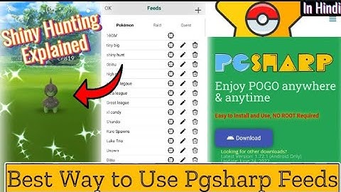 Best feature in Pgsharp Explained| How to Use Pgsharp Feeds #guide #hack #modapk