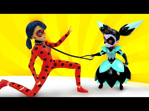видео: Леди Баг и Супер Кот сражаются с Кукловодом. Игры для девочек в куклы Барби и Леди Баг