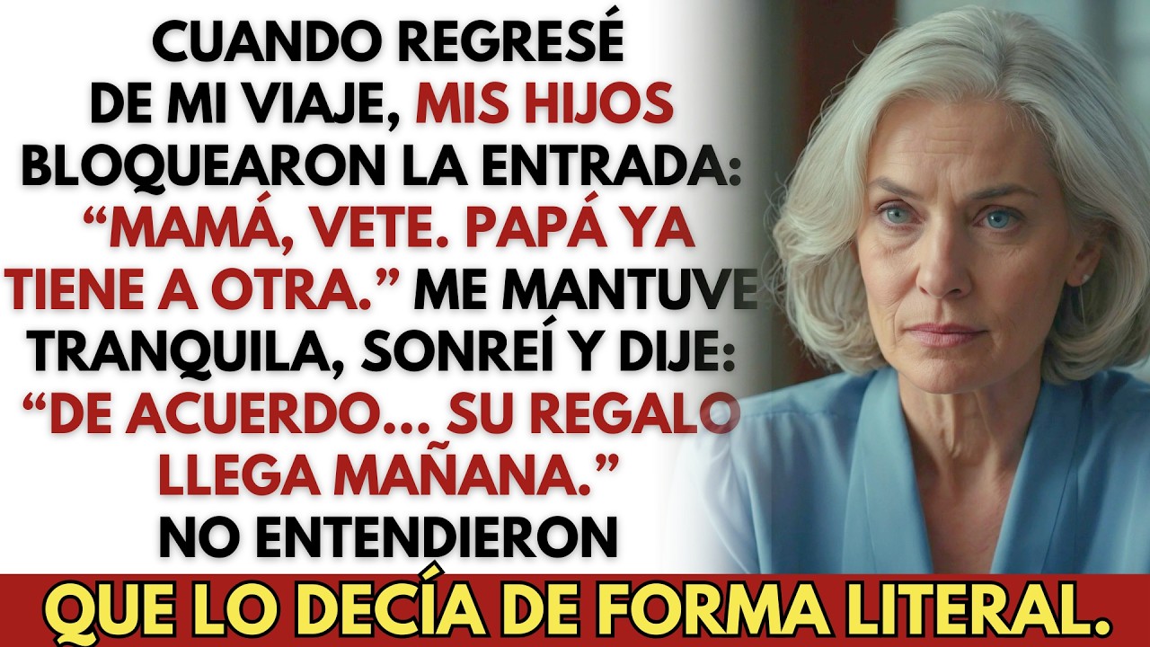 Mis Hijos Dijeron: “Papá Tiene a Otra—Vete.” Yo Solo Respondí Que Su Regalo Llegaría Mañana…