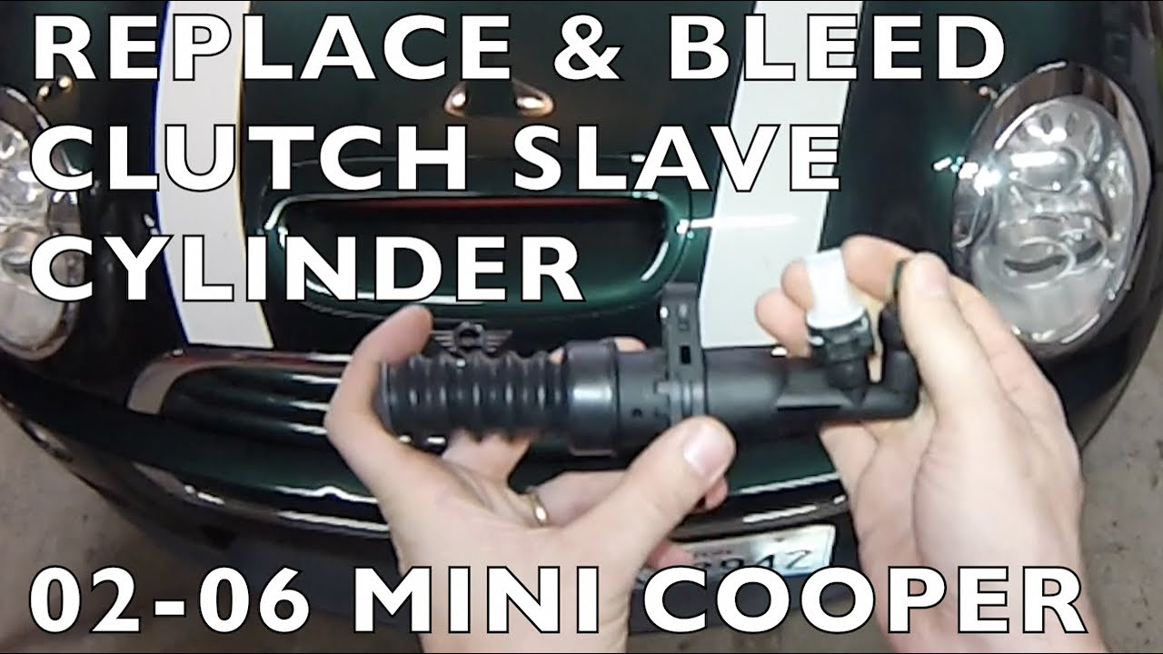 How to Replace  Bleed Clutch Slave Cylinder MINI Cooper 2002 2006