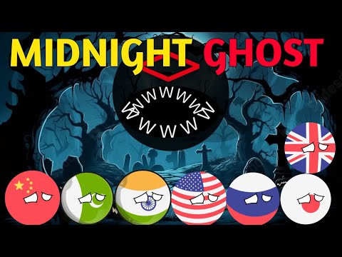 Midnight Ghost Attack👻😰[Horror and Interesting] #countryballs  #ghost 