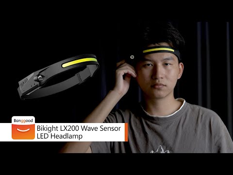 Bikight LX200 Ultra Bright Wave Sensor LED Headlamp- Shop on Banggood