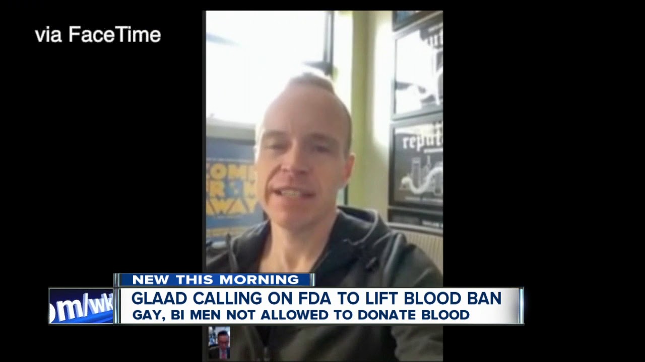 GLAAD calling on the FDA to lift the blood donation ban for gay men