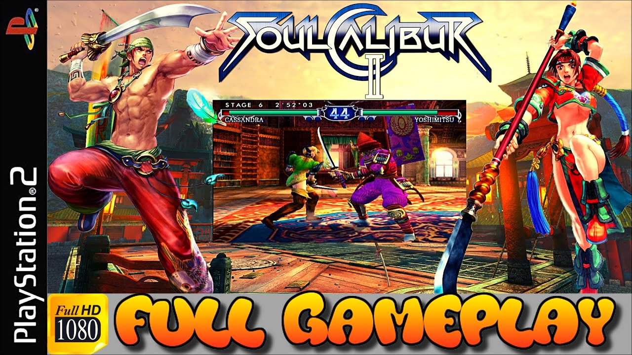 Soulcalibur II (PS2) Full Gameplay in 1080p / 60fps