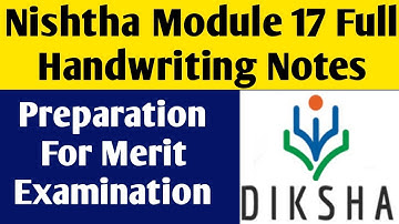Nishtha Module 17 Notes | Module 17 Notes | Nishtha Training Module 17 Complete Handwriting Notes👍👍