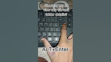 shortcut key to any files and folders details?😱😱 #viral video#shortvideo #computer#trending #shorts