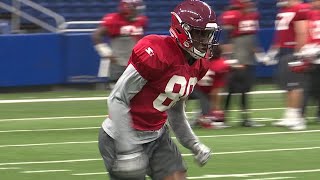 Commanders hold first practice in Alamodome