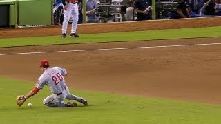 Utley's sliding stop