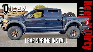 Icon Leaf Spring Installation