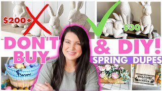 DON'T BUY & DIY these Spring Decor Items to SAVE HUNDREDS! Pottery BarnInspired Easter Decor Ideas