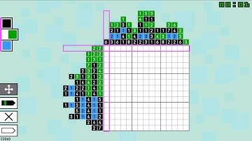 Pic-a-Pix Color 2🧩:  Level 60