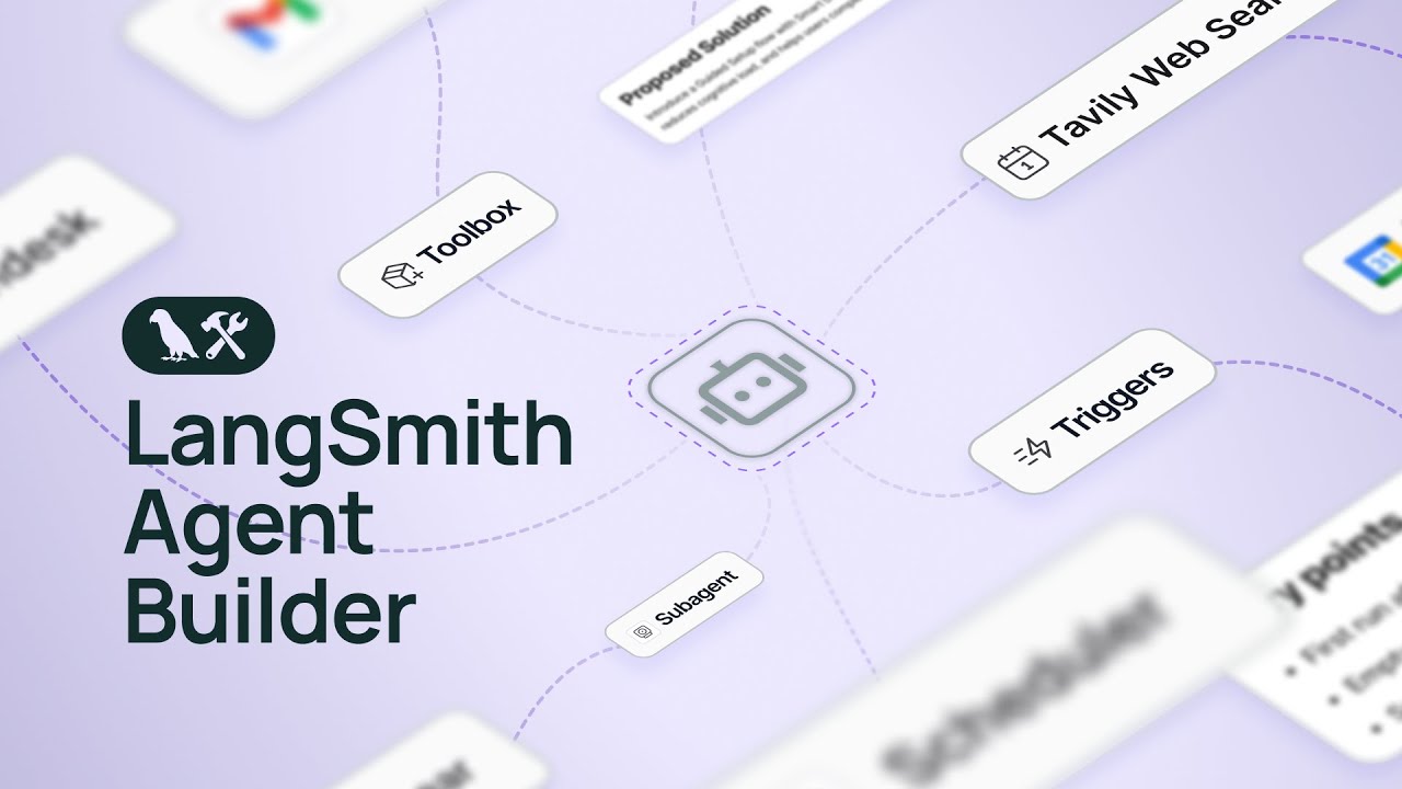 LangSmith Agent Builder enables anyone to build agents using natural language:
- Describe your goal in your own words. Agent Builder figures out the approach.
- It creates detailed instructions, selects the required tools, and enlists subagents.
- When you want to change something, just give it feedback, and the agent learns.Try Agent Builder free today: https://www.langchain.com/langsmith/agent-builder