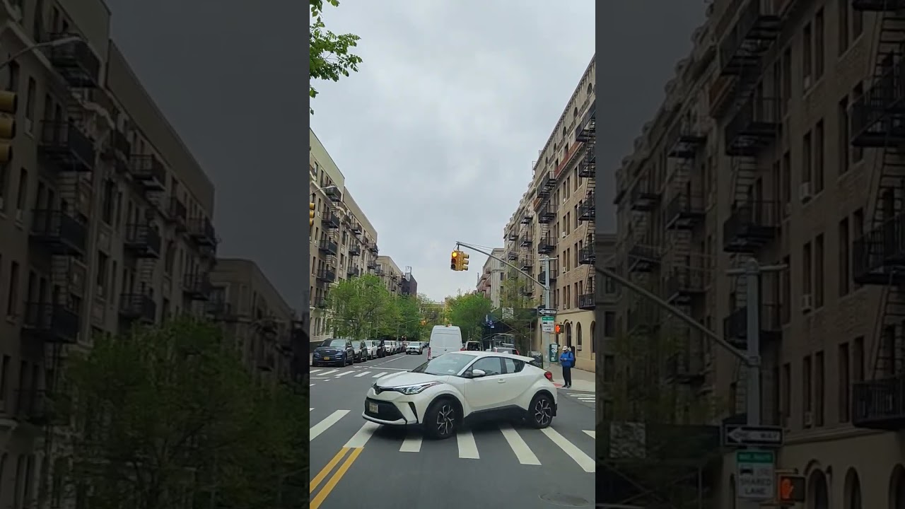 Driving on Fort Washington Ave(W 171st St- W 163rd St),and on Broadway from W 163rd St to W 138th St