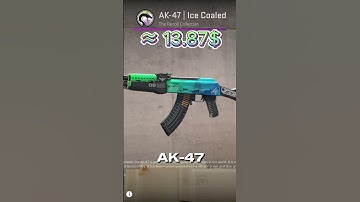 AK-47 Ice Coaled + 4 get smoked Holo #shorts #csgoskins #cs2 #stickercraft #csgoart