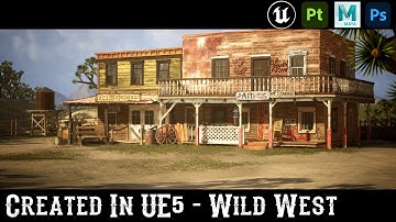 Outdoor Environment in Unreal Engine 5 - Wild West
