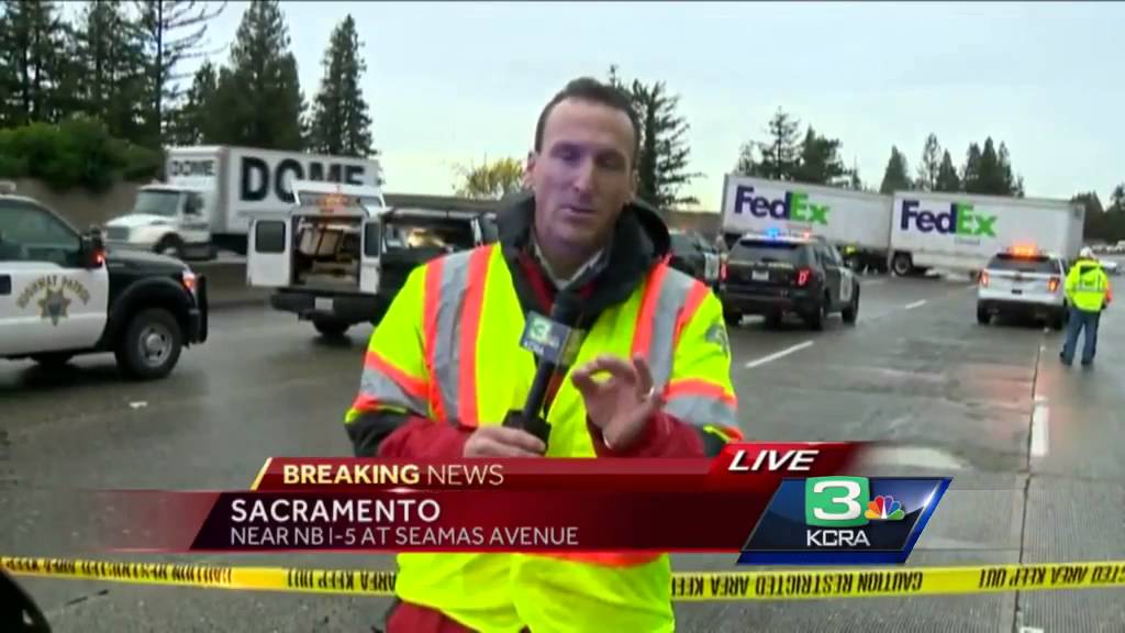 Deadly big rig crash snarls traffic on I-5 in Sacramento - YouTube