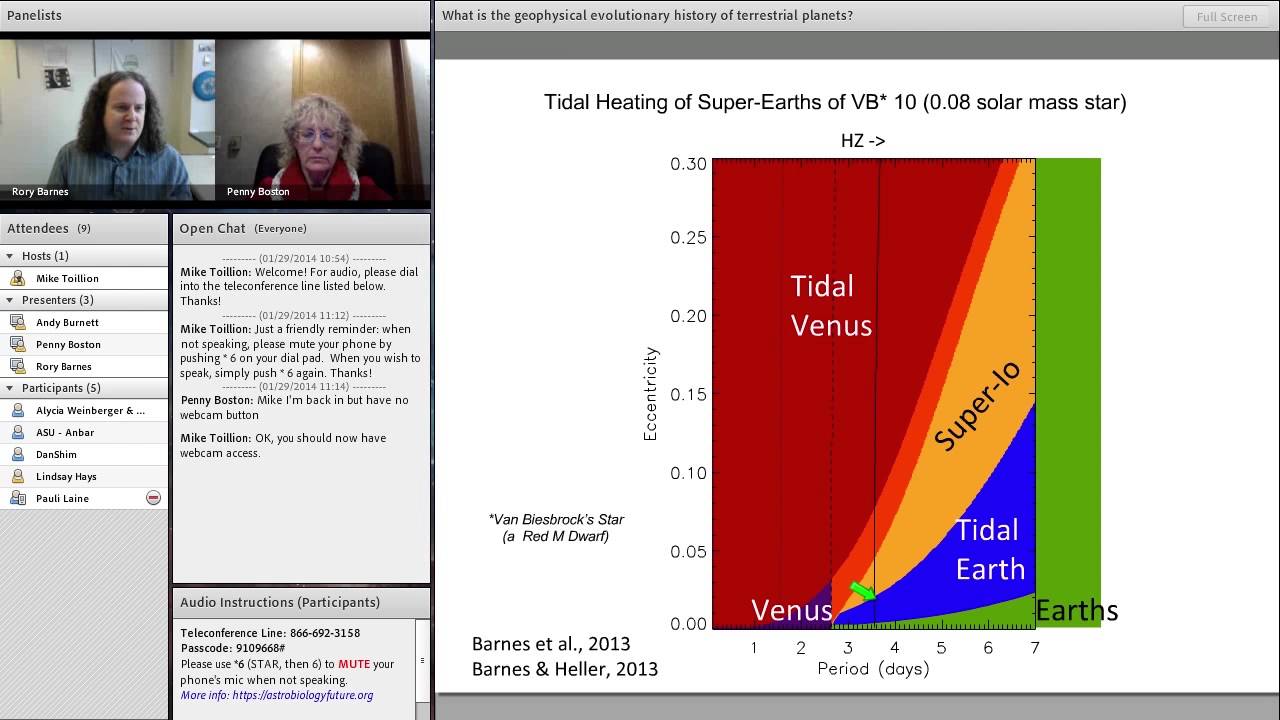 Astrobiology Strategic Planning 2013 - Geophysical Evolutionary History of Terrestrial Planets