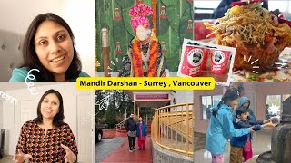 Mandir Darshan in Surrey, Vancouver - After 3 years