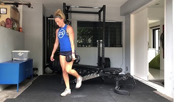 DB Suitcase Bulgarian Split Squats