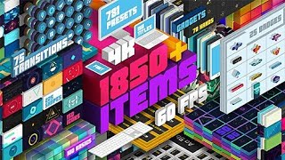 1850+ Pack Of Elements - After Effects | Free Pack By Elite Editings