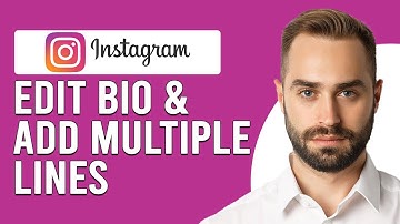How To Edit Your Instagram Bio And Add Multiple Lines (How To Insert Break Lines On Instagram Bio)