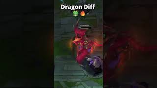 dragon diff 🐲🔥#leagueoflegends #viral #leagueclips #riotgames